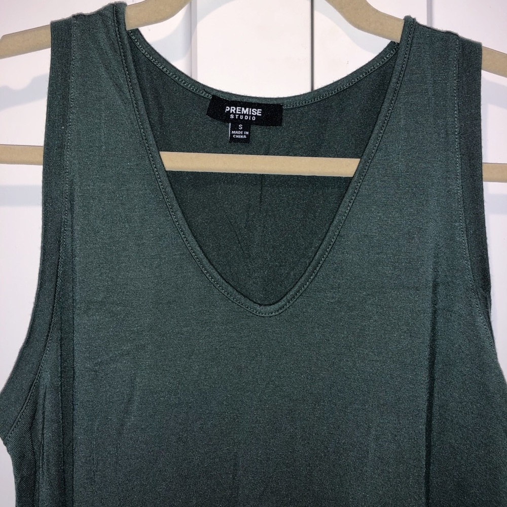 Adorable green tank top